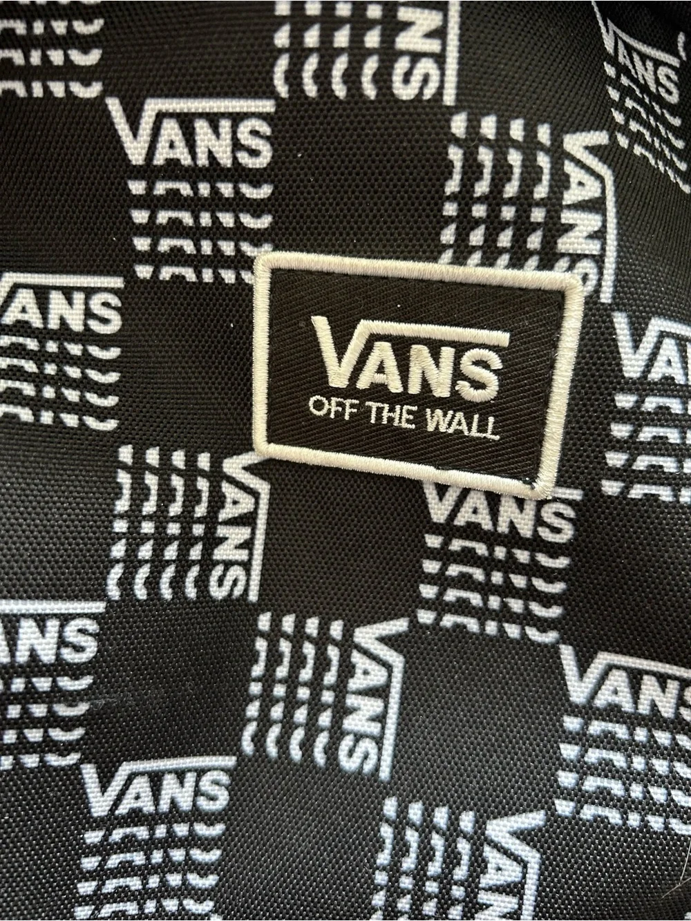 🛹 VANS Black Checkerboard Logo Backpack